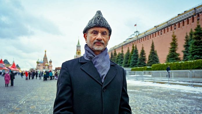 External Affairs Minister S Jaishankar in Moscow, Monday, during his five-day visit to Russia | X @DrSJaishankar