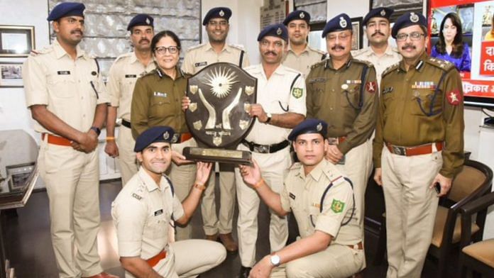 File photo of IPS Nina Singh felicitating a CISF team | Photo: ‘X’ (formerly Twitter): @CISFHQrs