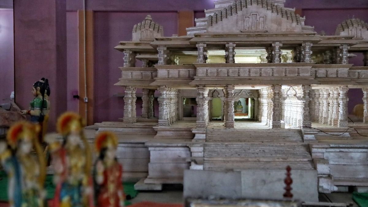 A miniature replica of Ram temple at Karsevakpuram | Manisha Mondal | ThePrint