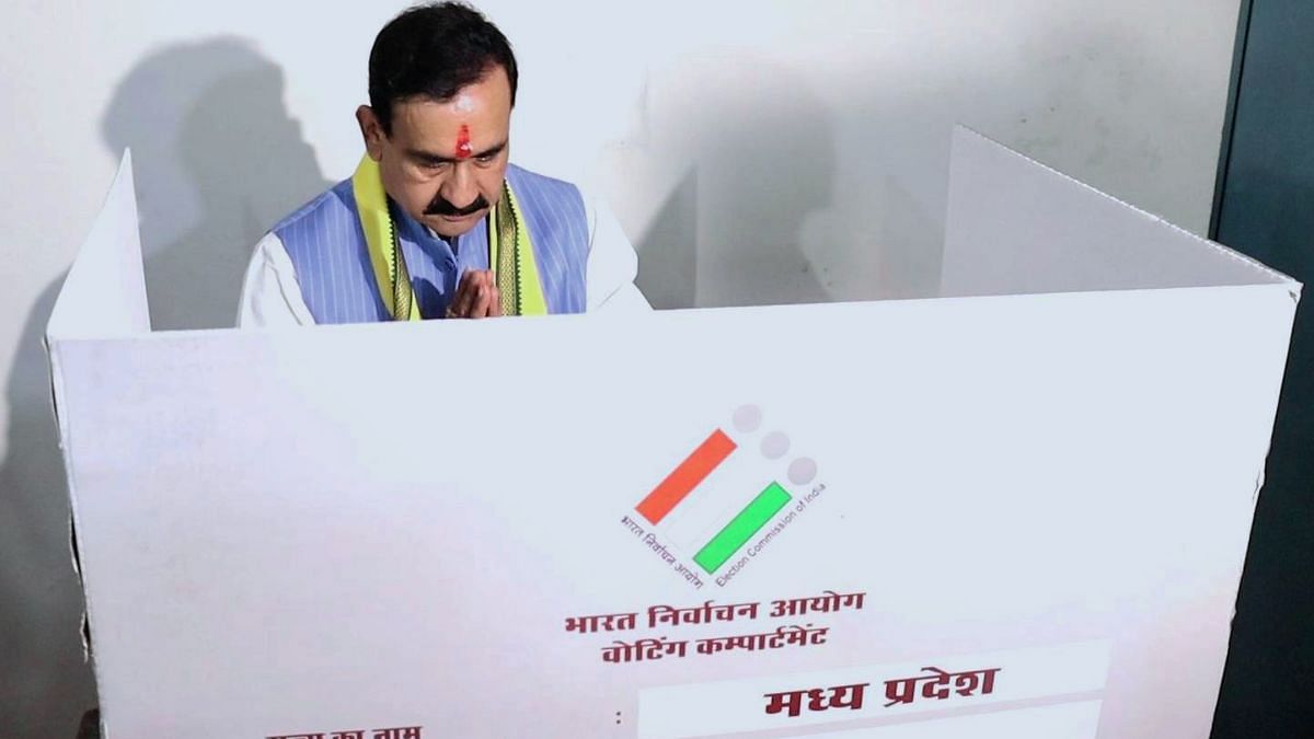 BJP back in Madhya Pradesh, but minister Narottam Mishra trailing