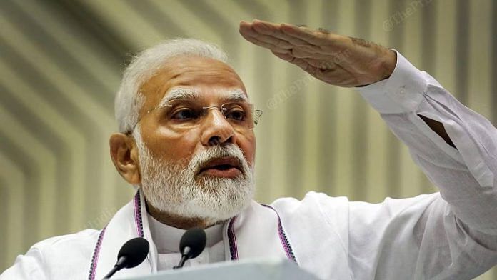 File photo of Prime Minister Narendra Modi | Photo: Praveen Jain/ThePrint