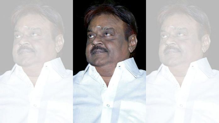 File photo of actor-turned-politician Vijayakanth, who passed away aged 71 Thursday | Wiki Commons