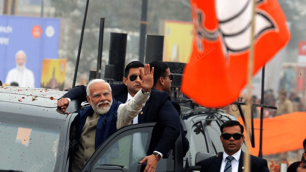 Saffron flags at every corner, stages set for folk dance, massive hoardings — how Ayodhya welcomed Modi