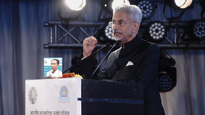 Minister of External Affairs S. Jaishankar addressing the Knowledge India Visitor’s Programme organised by the Indian Council for Cultural Relations | Credit: @iccr_hq
