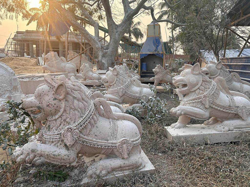 Two tigers and 69 lions will be erected on and around the temple premises | Sreyashi Dey | ThePrint