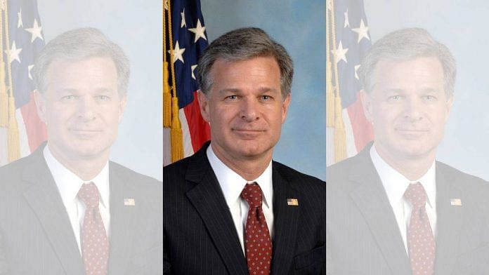 File photo of FBI Director Christopher Wray | Wiki Commons