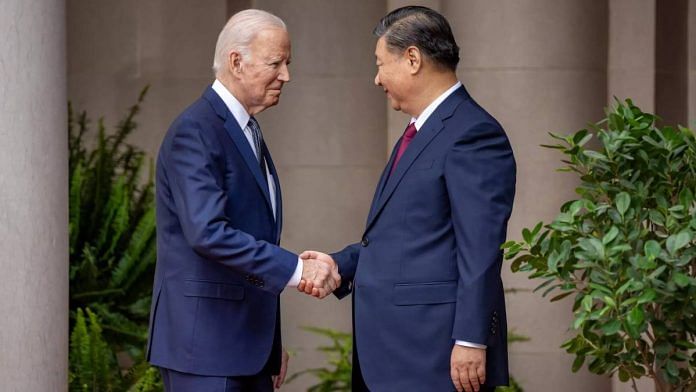 US President Joe Biden with Chinese President Xi Jinping | X/@POTUS