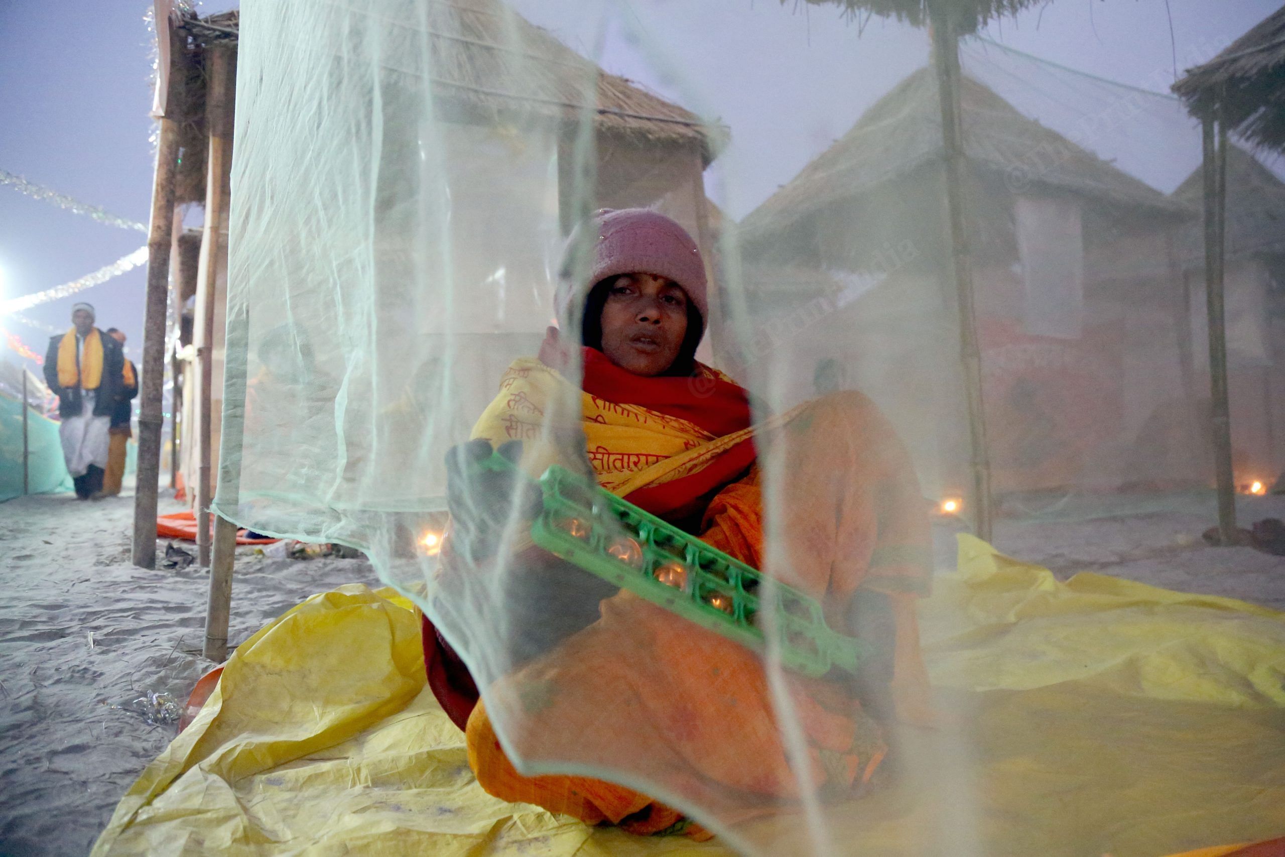 Makeshift camp set up for devotees in Ayodhya | Suraj Singh Bisht | ThePrint