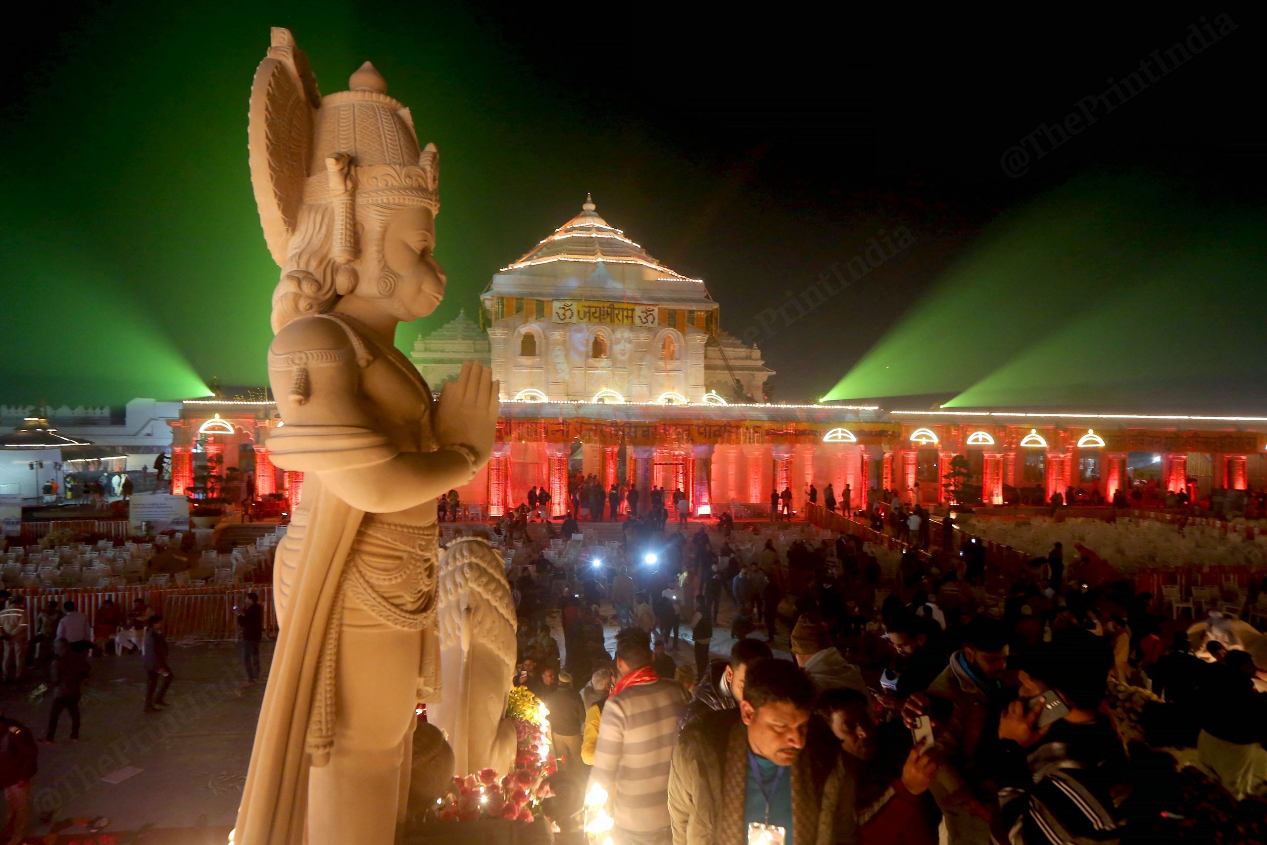 A view of Ram mandir premises | Praveen Jain | ThePrint