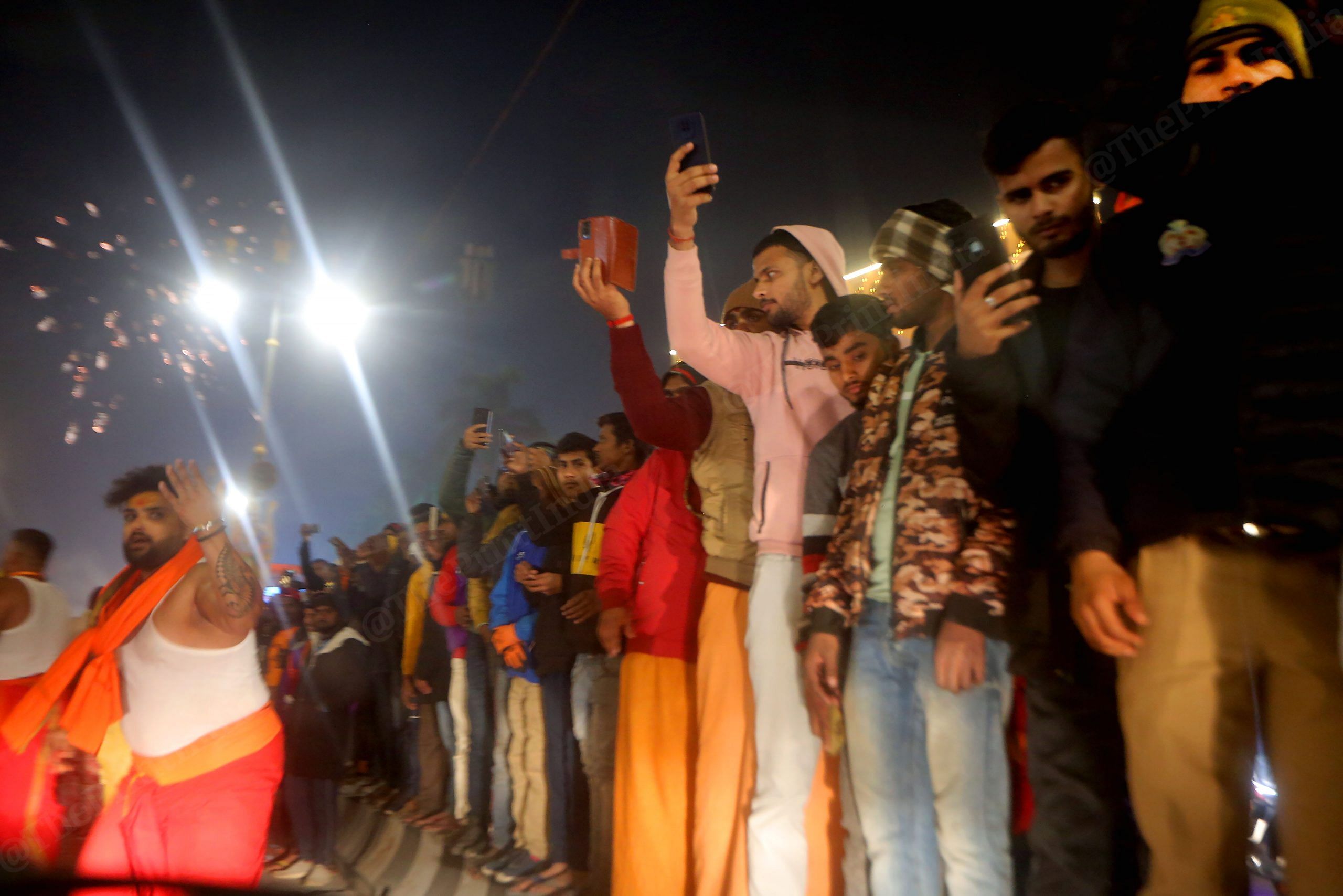 Devotees witness procession near Ram temple | Praveen Jain | ThePrint
