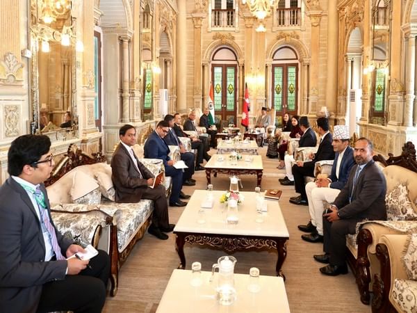 EAM Jaishankar calls on Nepal PM Pushpa Kamal Dahal in Kathmandu