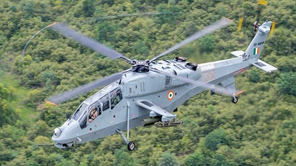 Defence manufacturer Hindustan Aeronautics showcases its product line at Vibrant Gujarat