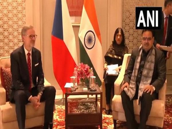 Rajasthan CM Sharma holds meeting with Czech PM Petr Fiala in Jaipur 