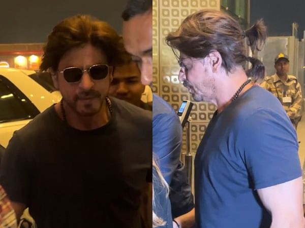 Shah Rukh Khan sports ponytail look as he gets snapped at Mumbai ...