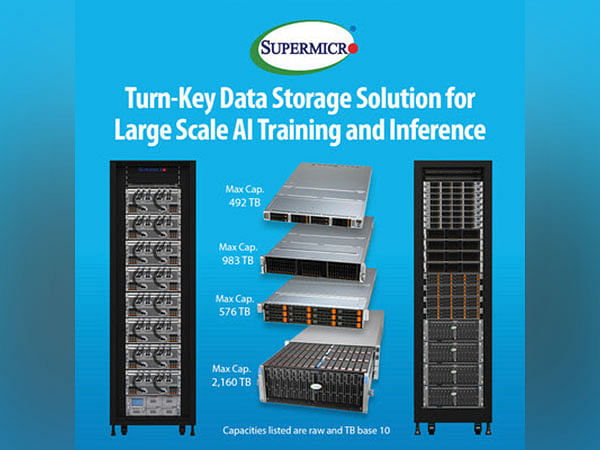 Supermicro Introduces a Rack Scale Total Solution for AI Storage to Accelerate Data Pipelines for High-Performance AI Training and Inference