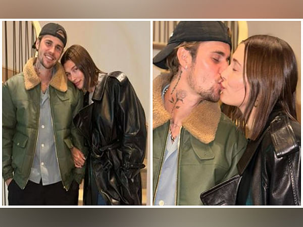 Couple goals: Justin Bieber kisses wife Hailey Bieber in new pic ...