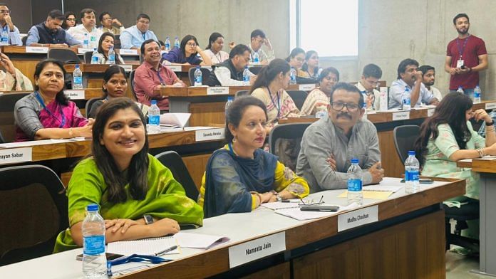 Day 3 of Panchayat at IIM Ahmedabad | X (formerly Twitter) /@mopr_goi