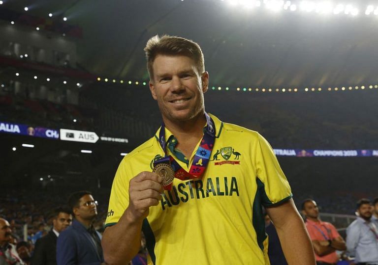 David Warner makes 34 before rain disrupts Sydney test