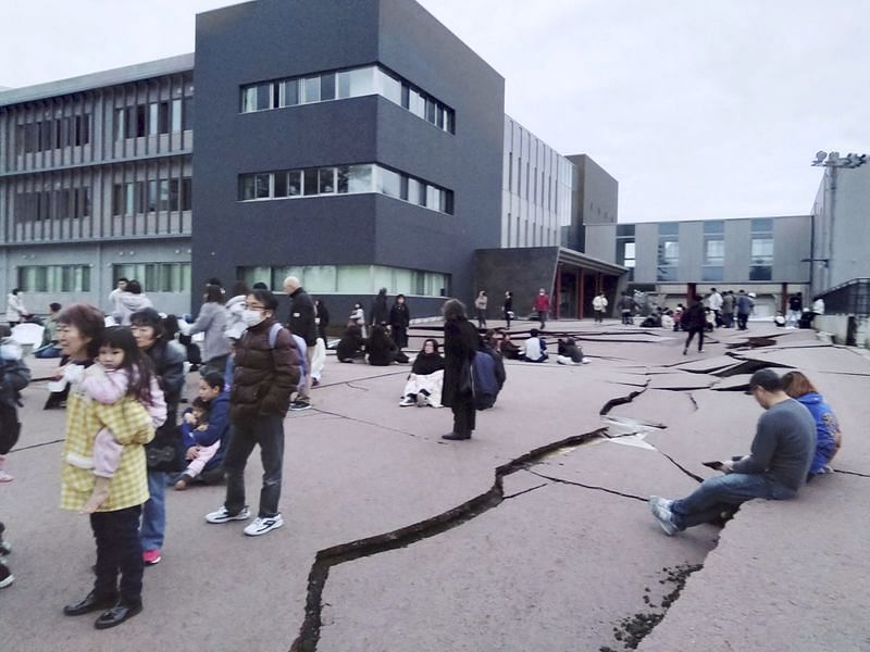 Fukushima earthquake size