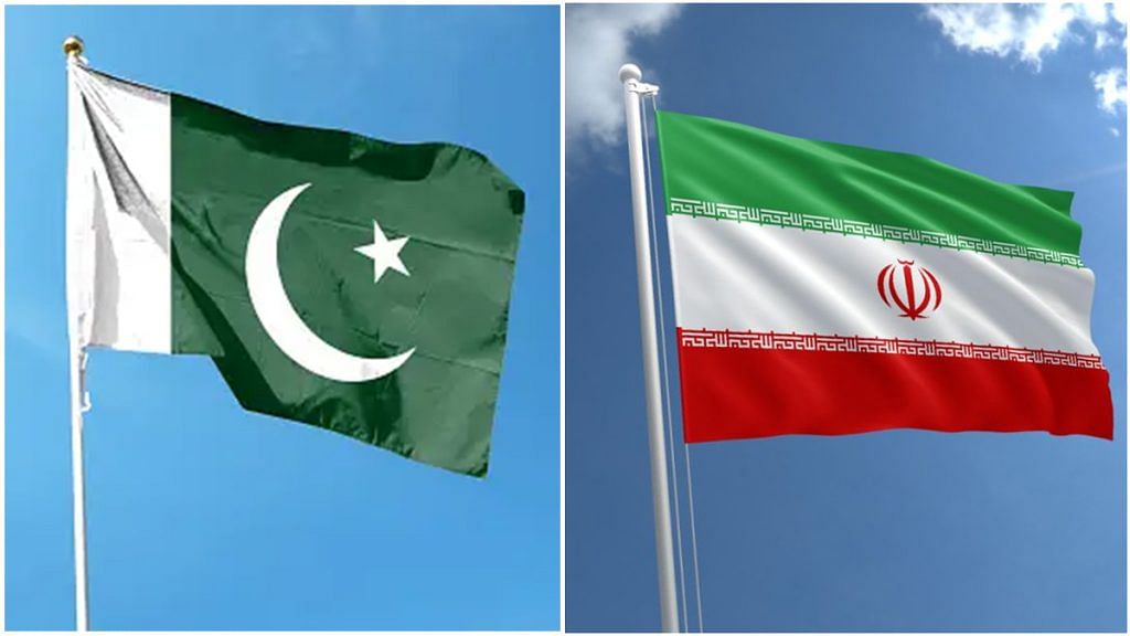 National flags of Pakistan and Iran | Representative image | Photo: Commons/Reuters