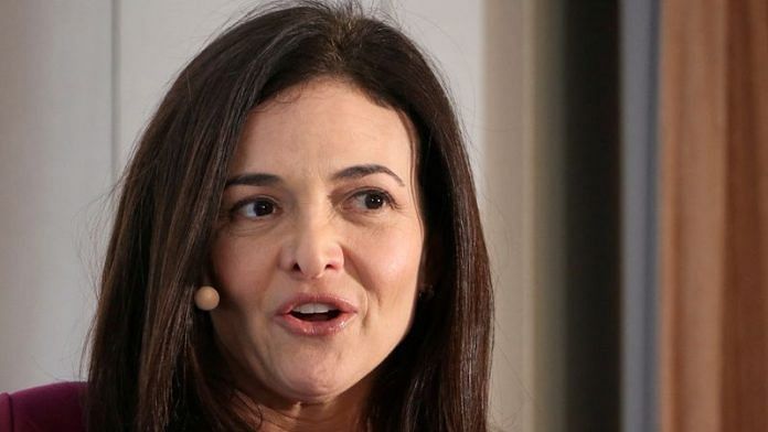 Facebook Chief Operating Officer Sheryl Sandberg speaks during an event on the sidelines of the World Economic Forum in Davos | Reuters file photo