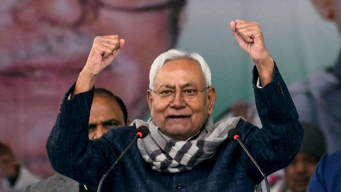 File photo of Bihar Chief Minister Nitish Kumar in Patna | ANI