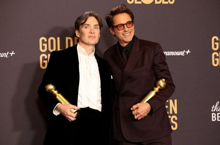 ‘Oppenheimer’ triumphs at Golden Globes as Hollywood parties again
