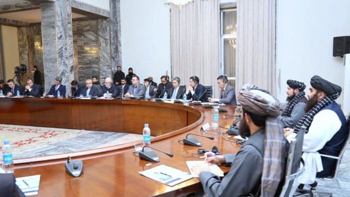 A regional conference hosted by the Taliban in Kabul Monday | Photo: X (formerly Twitter) @HafizZiaAhmad