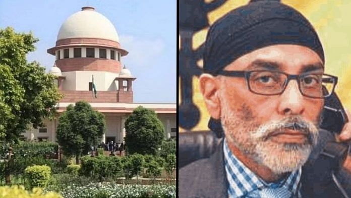 The Indian Supreme Court (left) and Gurpatwant Singh Pannun (right) | ThePrint