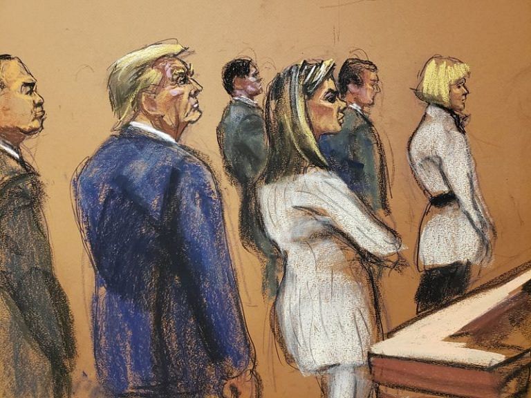 Trump back in court for second defamation trial after Iowa victory