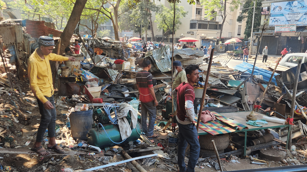 A view of the shops that were demolished at Haidri Chowk in Mira Road’s Nayanagar | Photo: Purva Chitnis | ThePrint