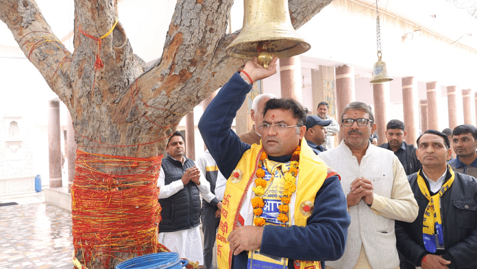 Former Sirsa MP Ashok Tanwar had joined AAP in the presence of its supremo Arvind Kejriwal in April 2022 | Pic credit: X/@AAPHaryana