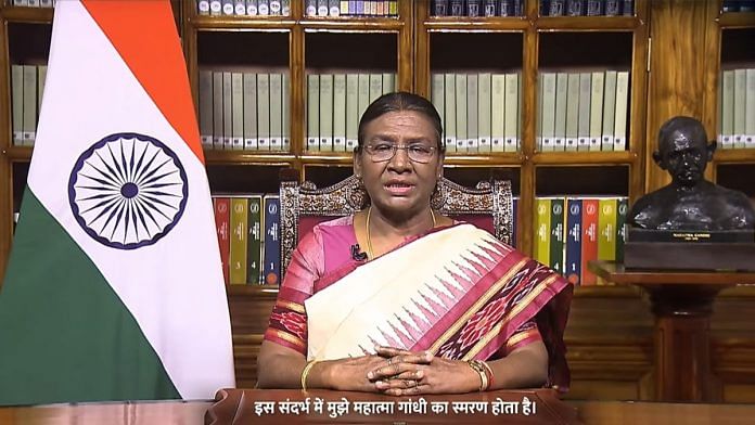 Droupadi Murmu addresses the nation on the eve of the 75th Republic Day | ANI