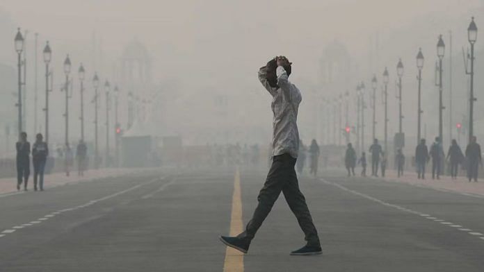 The smog cover in Delhi in November last year | ANI