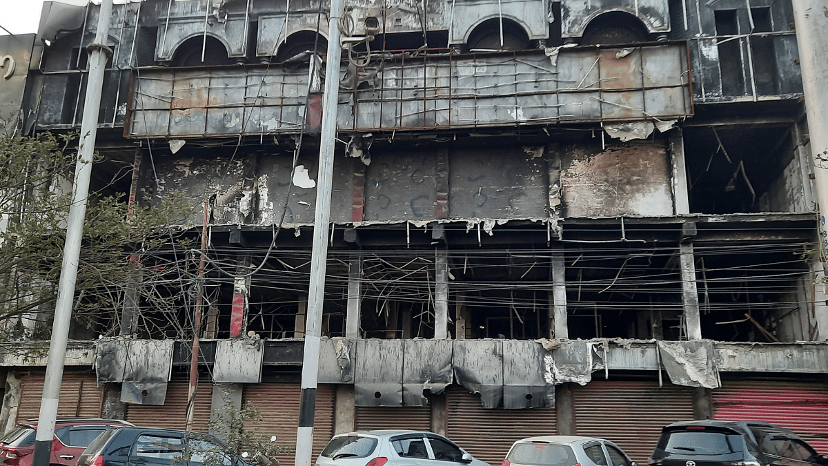 Ravaged buildings like the one in the picture are reminders of the extent of ethnic conflict in Imphal and Manipur | Sourav Roy Barman | ThePrint 