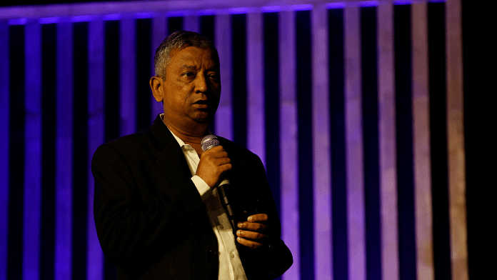 Renualt India's CEO and MD Venkatram Mamillapalle speaks with the media at a launch event in New Delhi, India | Reuters