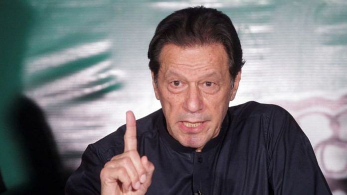 File photo of Pakistan’s former Prime Minister Imran Khan | Reuters