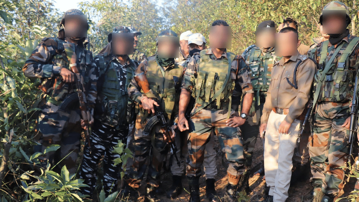 A joint operation by security forces in December last year at Koirengei, Imphal East district | Special Arrangement