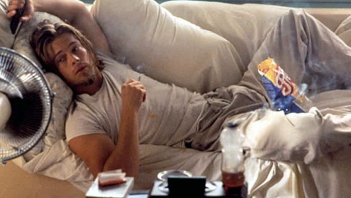Brad Pitt in 1993 film 'True Romance'