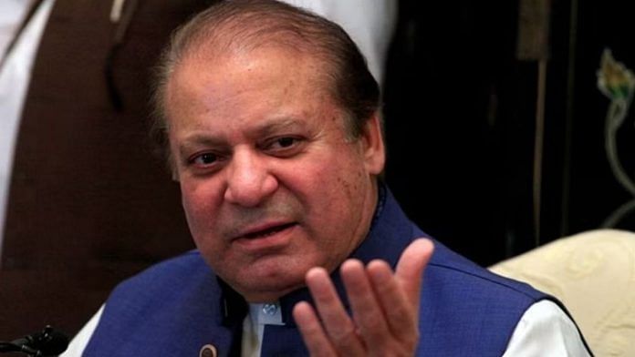 PML-N Supremo Nawaz Sharif. (Photo credit: Reuters)