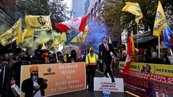 A file photo of demonstrations outside India's consulate in Vancouver, British Columbia | Reuters