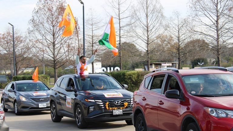 American Hindus hold car rally, chant ‘Jai Shri Ram’, ahead of Ayodhya Ram Temple consecration