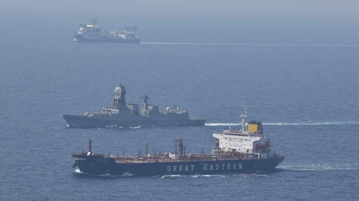 Indian Navy monitors maritime security situation in the North/Central Arabian Sea and the Gulf of Aden | Representational image via X: @indiannavy