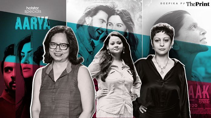 Women screenwriters in Bollywood illustration