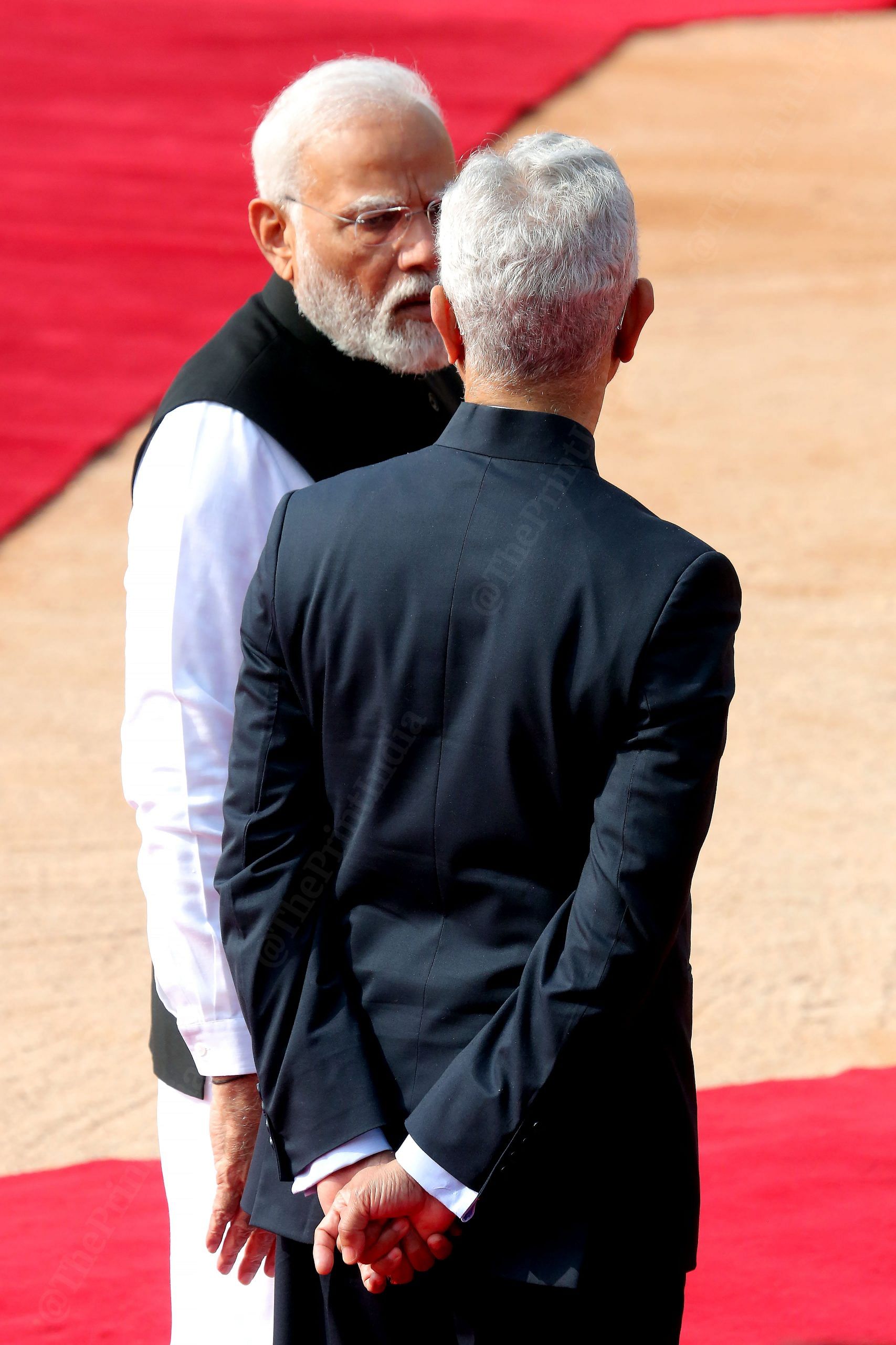 PM Modi with EAM Jaishankar at Rashtrapati Bhavan | Praveen Jain | ThePrint