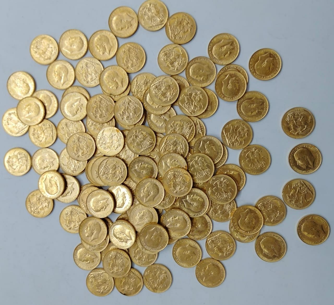 The 240 British-era gold coins are being kept at the Navsari police warehouse in Gujarat | Photo by special arrangement