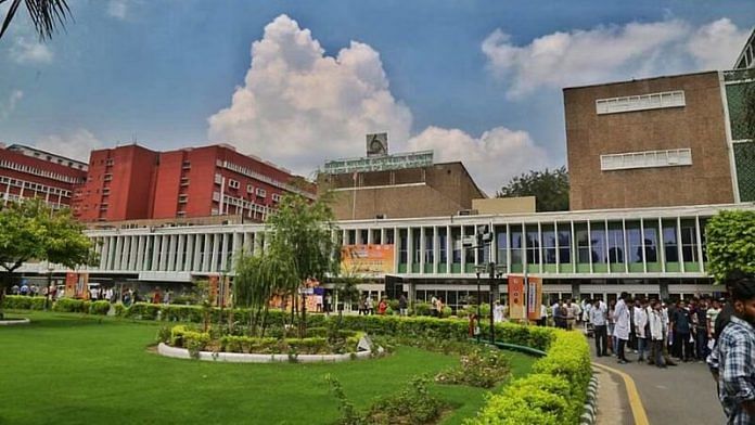 In its report, the Parliamentary Committee on Welfare of Scheduled Castes and Scheduled Tribes expressed concern over the 'complacent stance' of AIIMS Delhi over not providing reservations to SC & ST candidates in its super-specialty courses | Photo: Suraj Singh Bisht | ThePrint