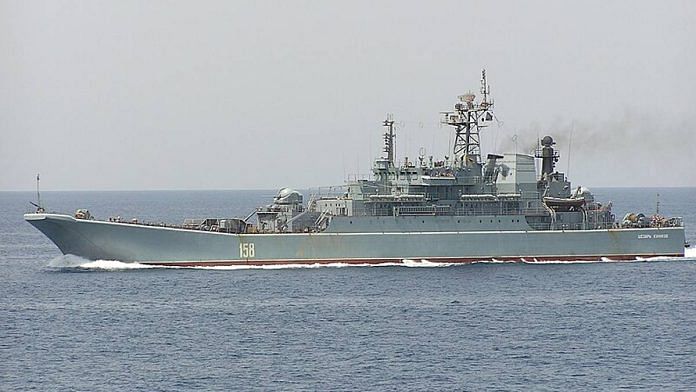 Russian landing ship Caesar Kunikov | Representative Image | Photo: Commons