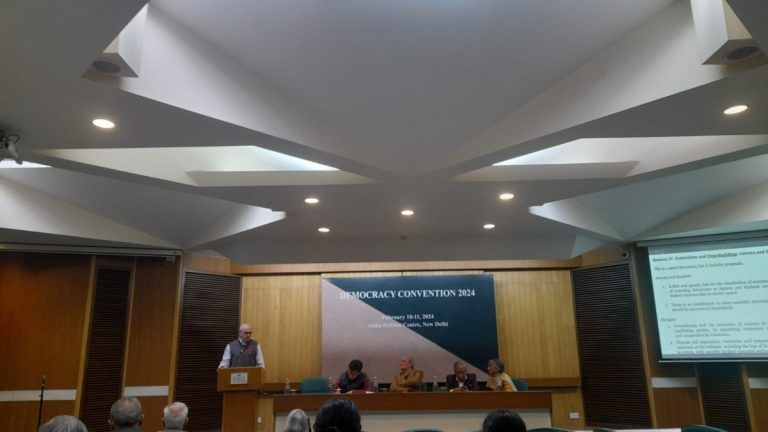 Lutyens Delhi meet to ‘save democracy’ becomes a gathering of old friends—’too little, too late’