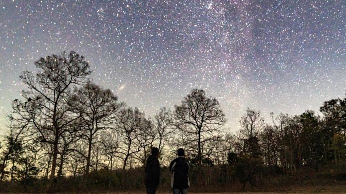 View of the dark sky from Sillari, Pench | By special arrangement | Credits: Abhishek Pawse